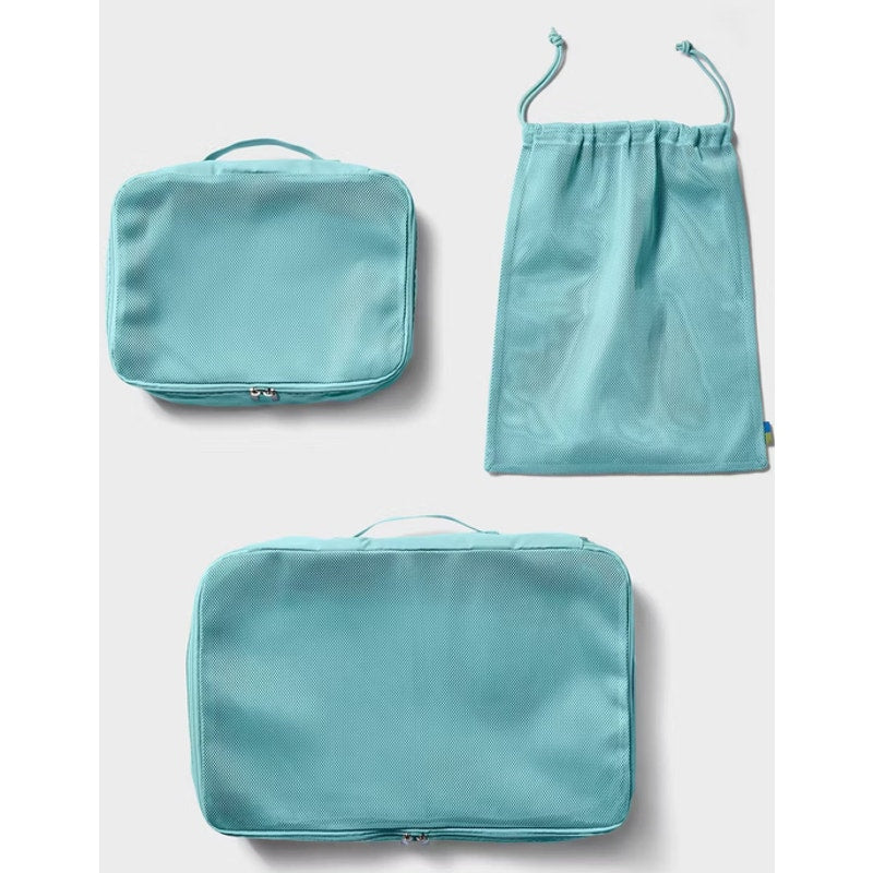 3pc Softside Laundry Bag and Packing Cube Set Sage - Open Story