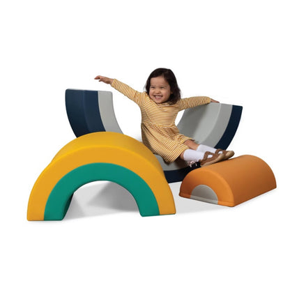 Playtopia Foam Rainbow Set Soft Play Equipment - 3pc