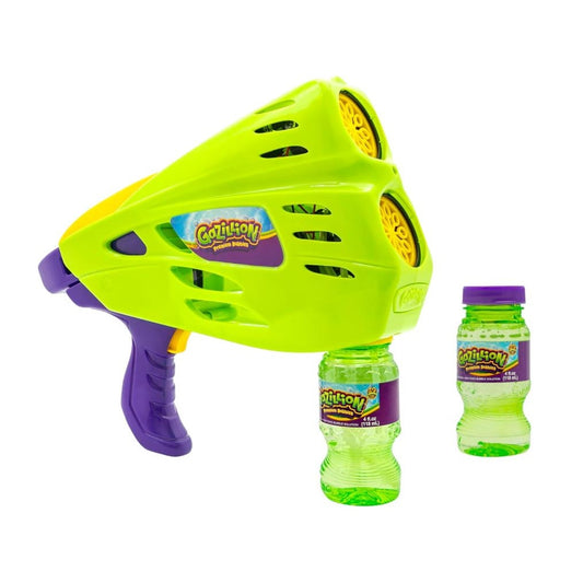 Gazillion Bubbles Double Bubble Blaster - 2-in-1 Bubble Wand & Machine - Endless Bubbles