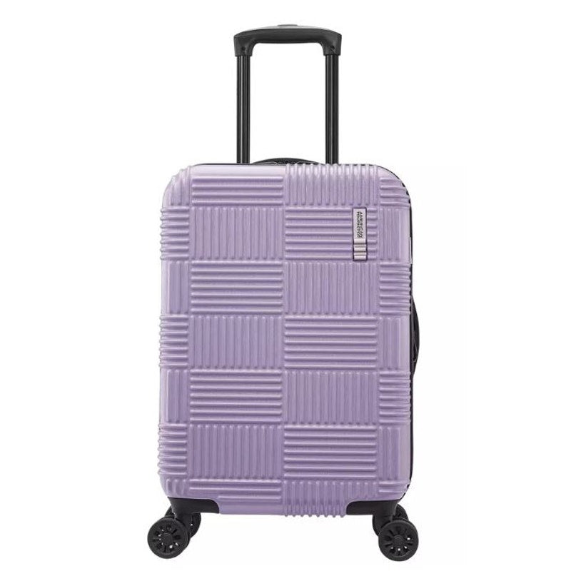 American Tourister NXT Hardside Large Checked Spinner Suitcase