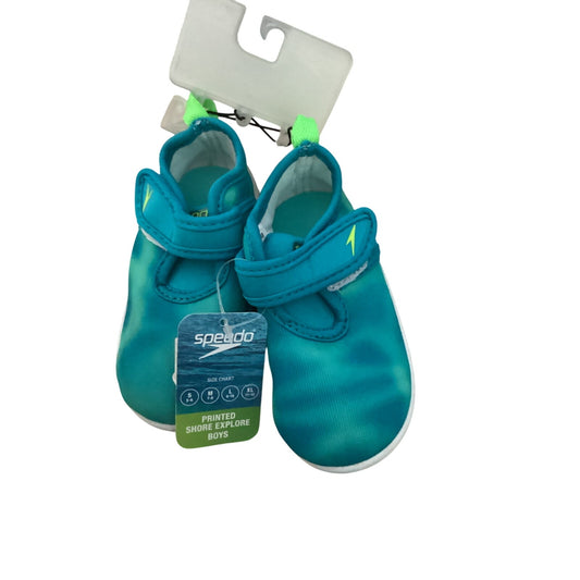 Speedo Kids' Printed Shore Explorer Water Shoes - Teal