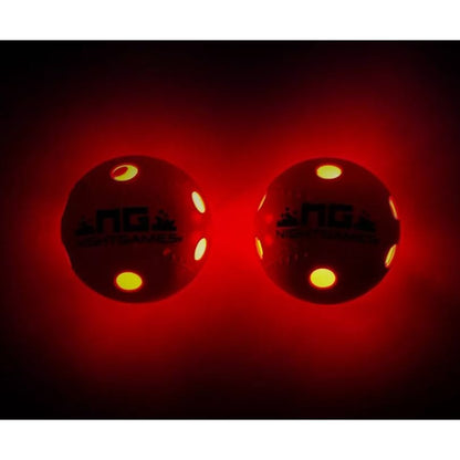 Night Games Wiffle Ball 2pk - Neon Yellow