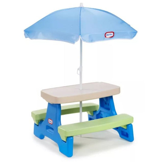 Little Tikes Easy Store Jr. Play Table with Umbrella