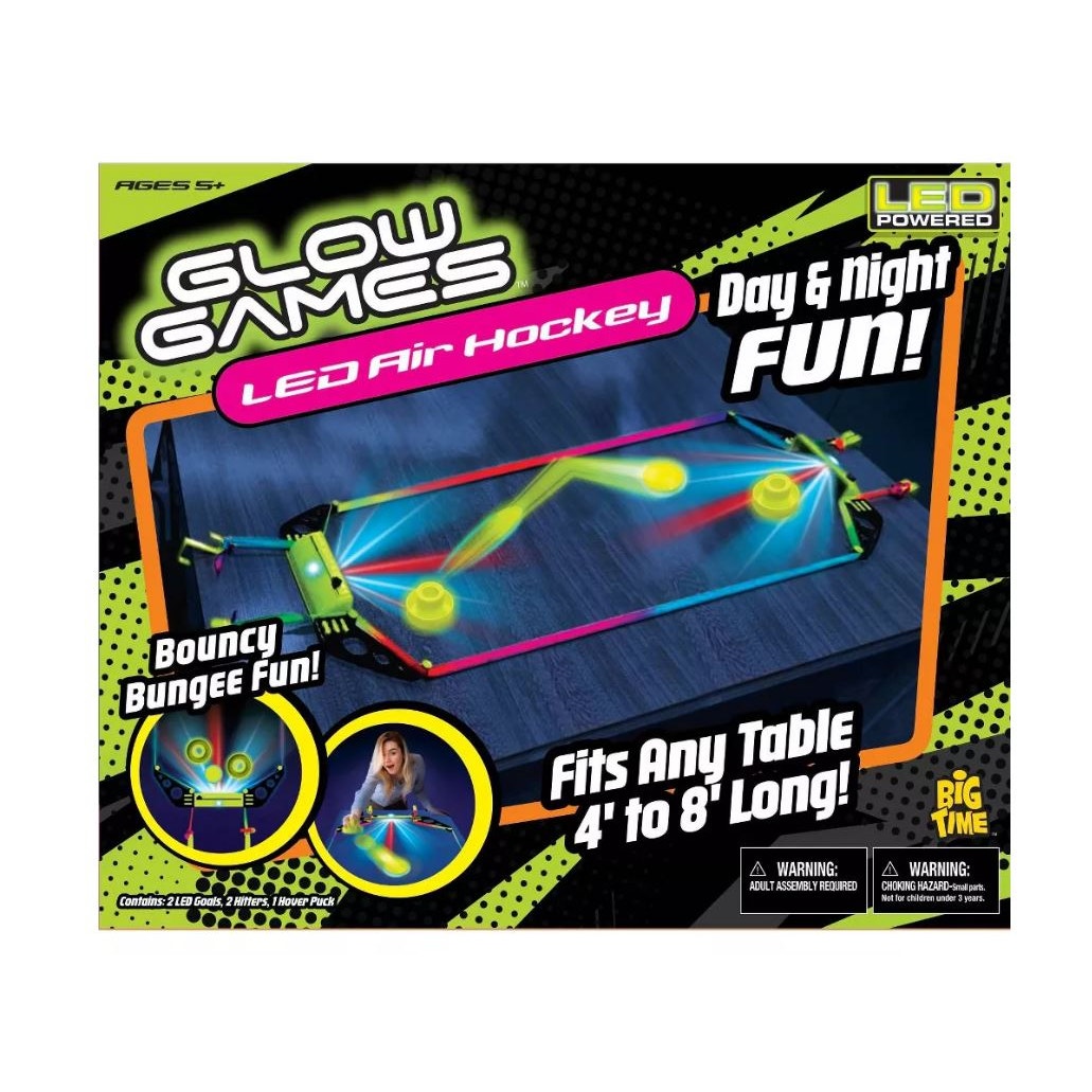 Glow Games Table Air Hockey