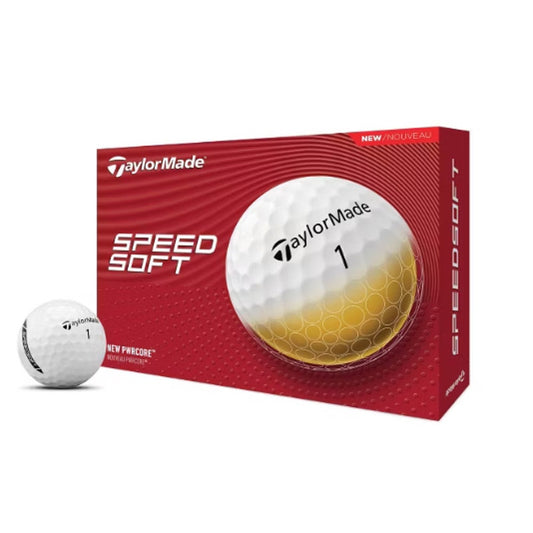 Taylor Made Speed Soft Golf Balls 12bp - White